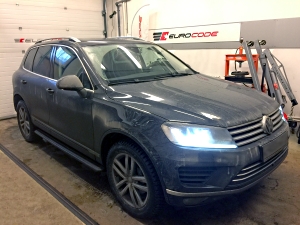 Чип тюнинг VW TOUAREG NF FL 3.0TDI 204hp AL-1000 2016 Stag1 